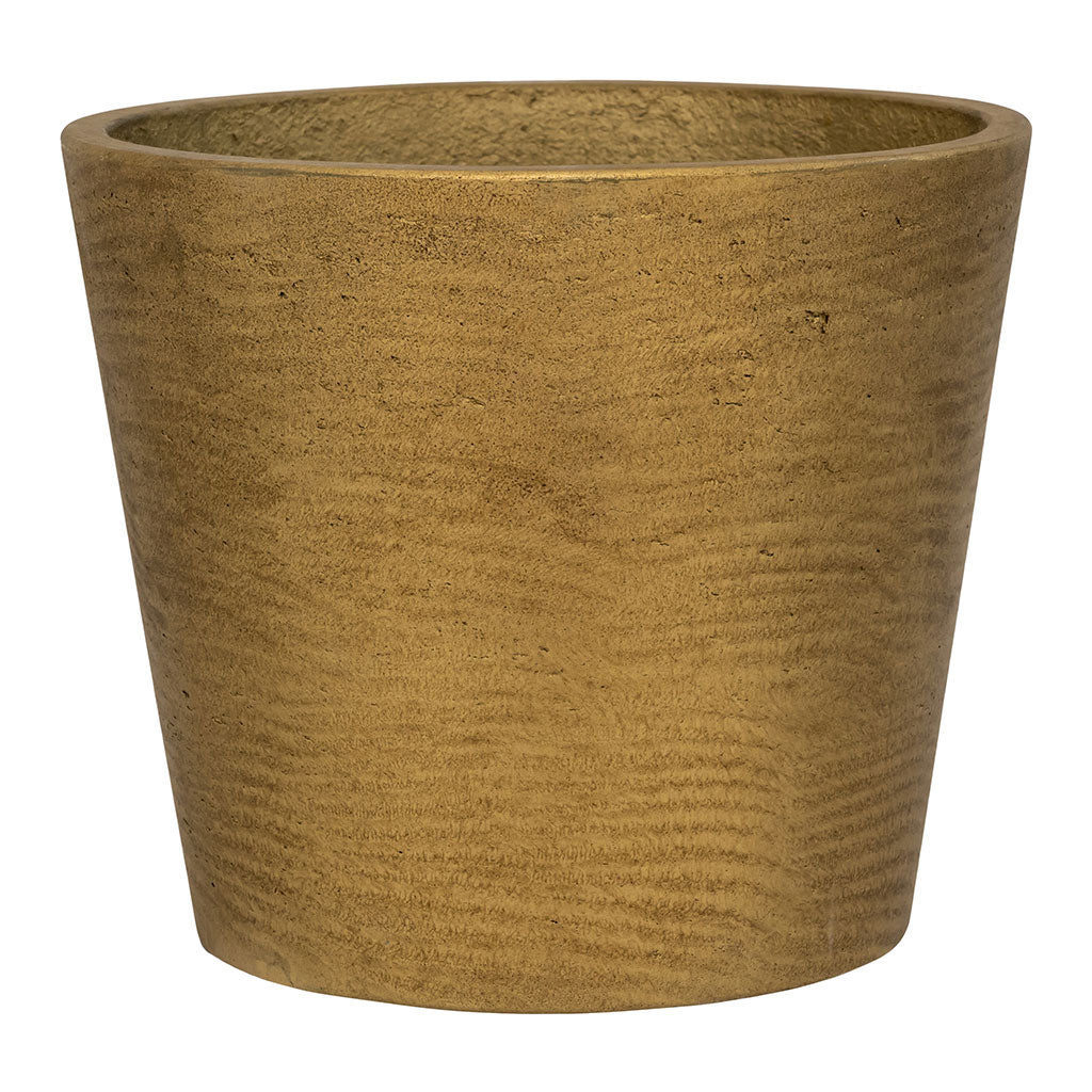 Mini Bucket Plant Pot - Metallic Gold Medium