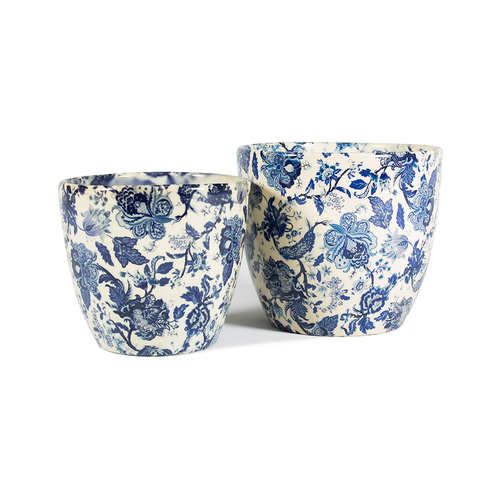 Monza Plant Pot - Vintage Blue Sizes