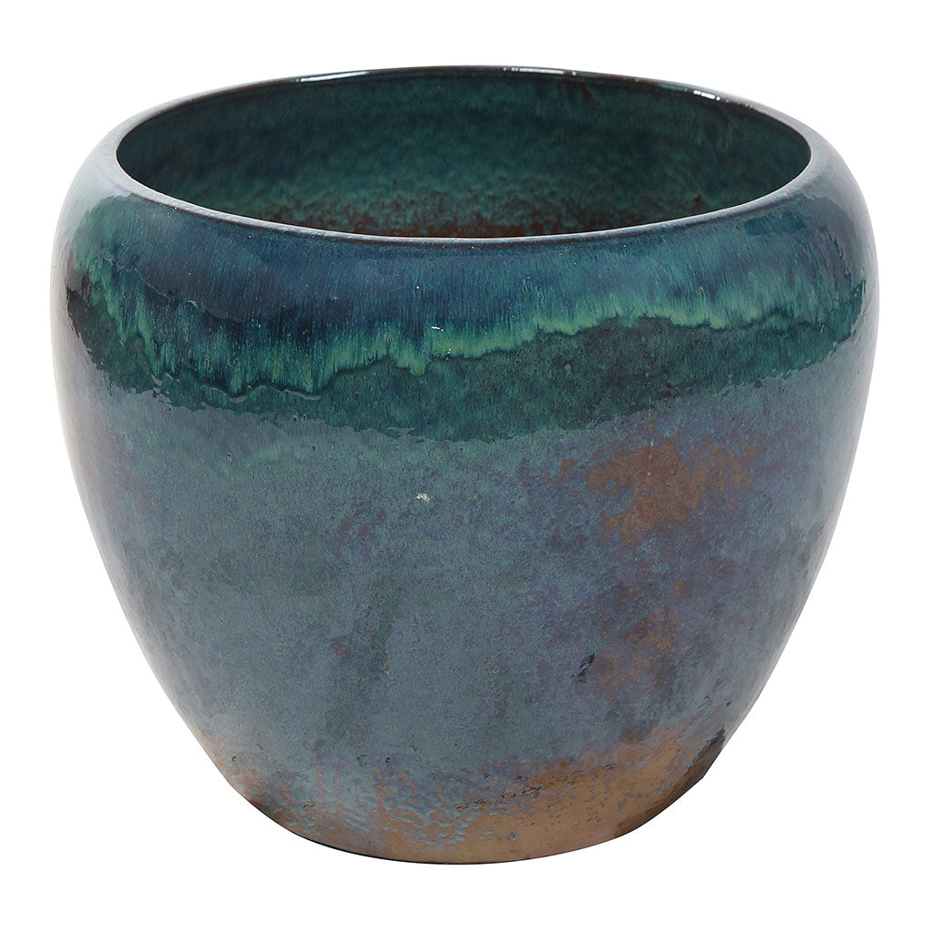 Mystic Planter Metallic Ocean