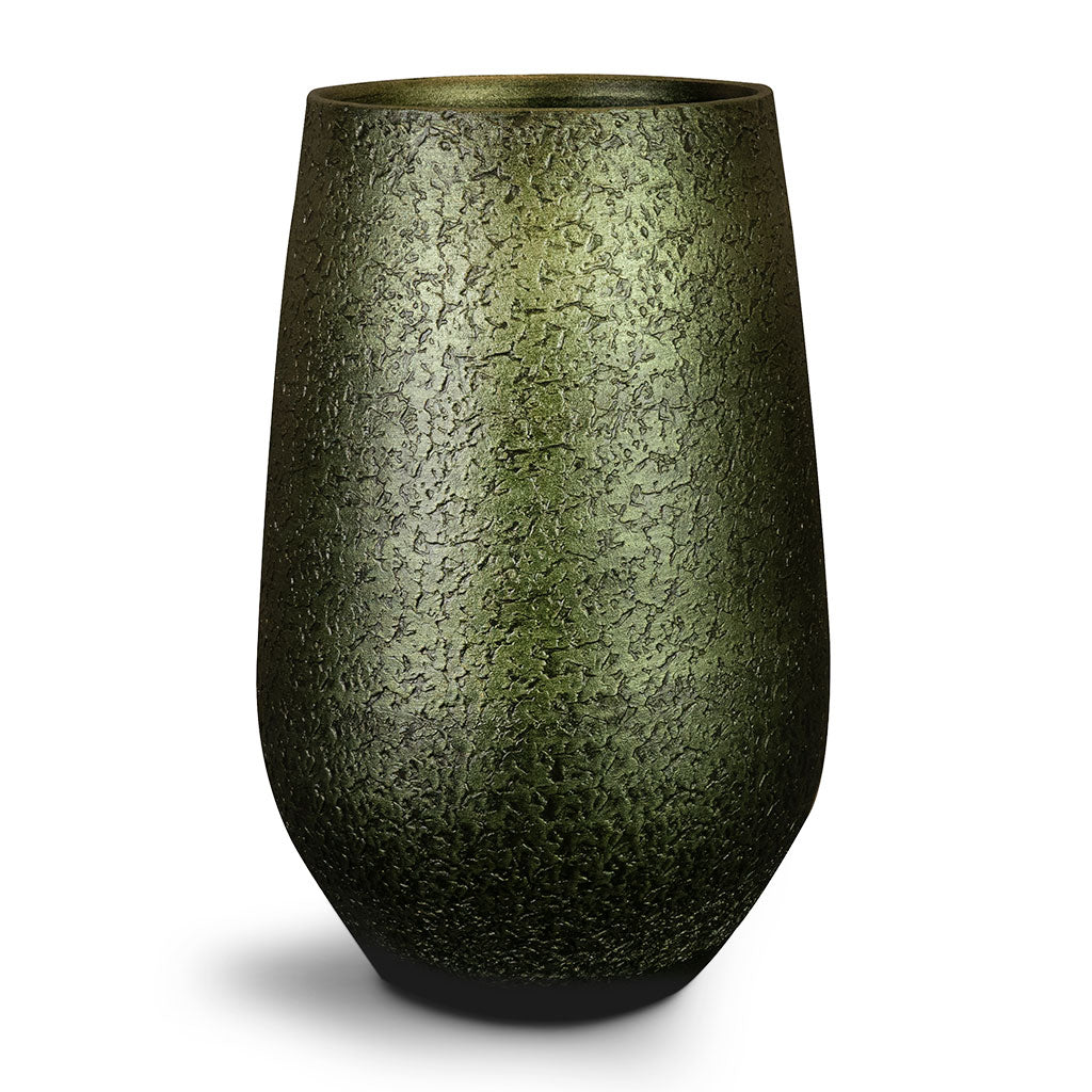 Noor Plant Vase Velvet Green