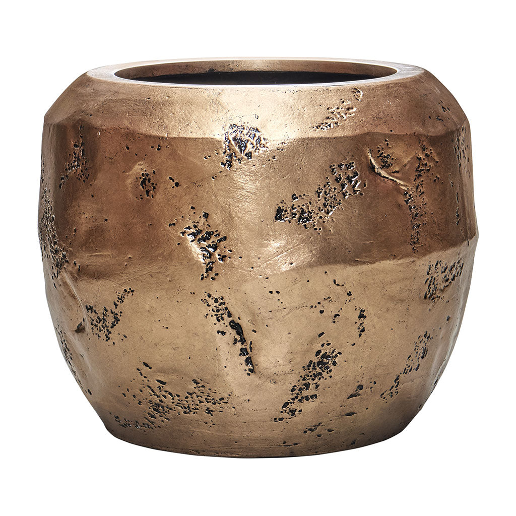 Opus Raw Couple Planter - Gold 50cm