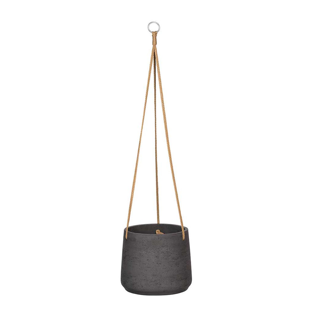 Patt Hanging Plant Pot - Black Washed - Quality Plant Pots | Hortology