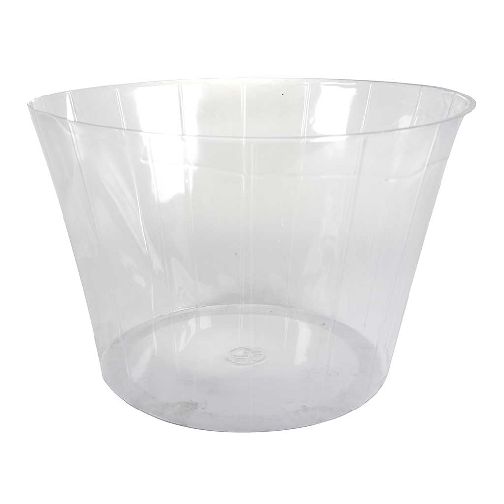 Plant Pot Inlay Liner - Clear - 28 x 19cm