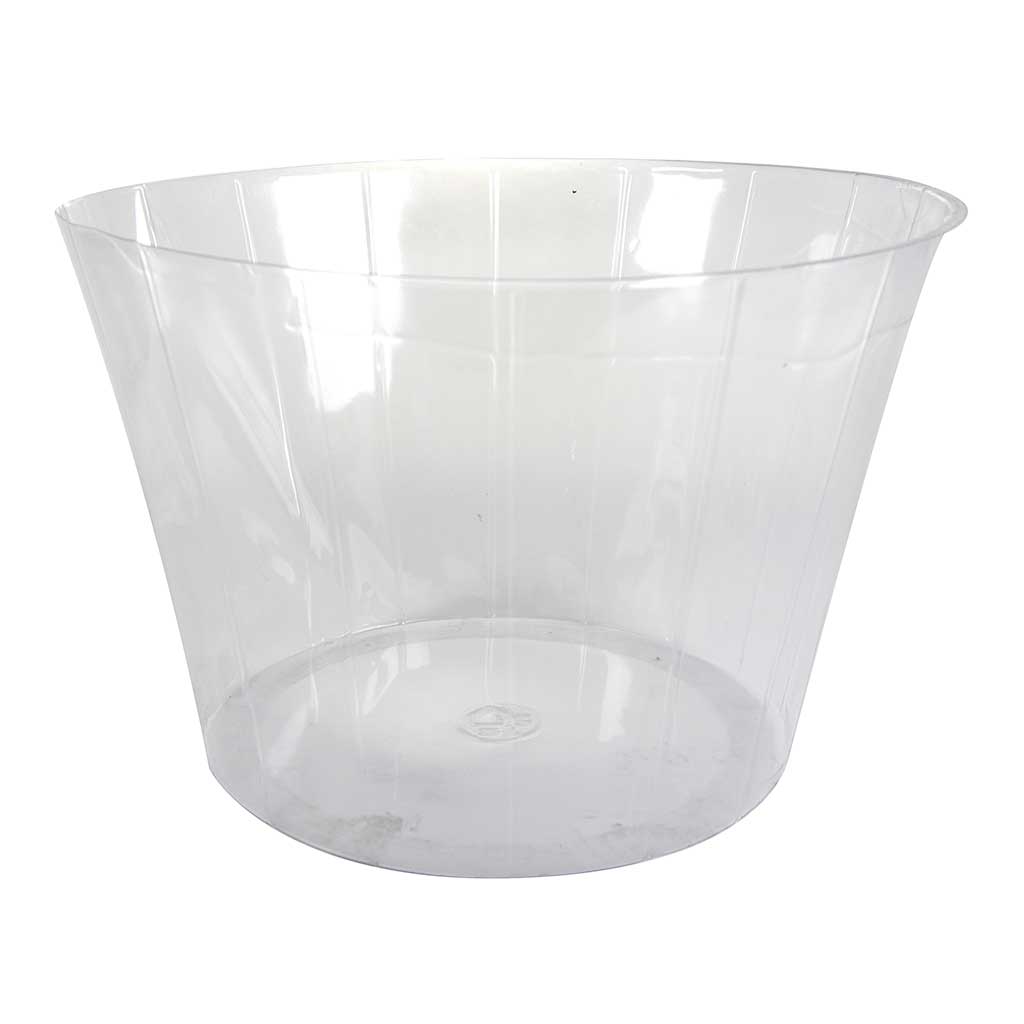 Clear deals plant pot