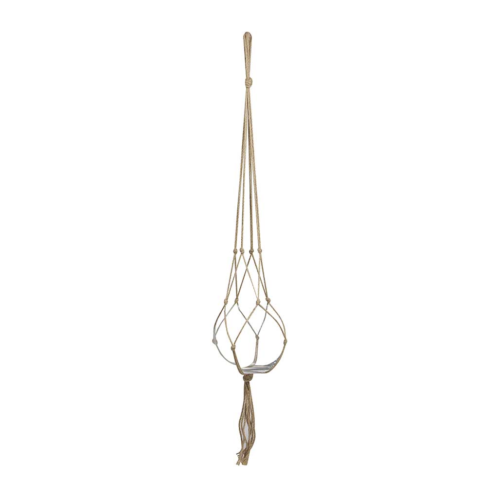 Pot Hanging Rope Plant Pot Knotted Hanging Rope | Hortology - HORTOLOGY