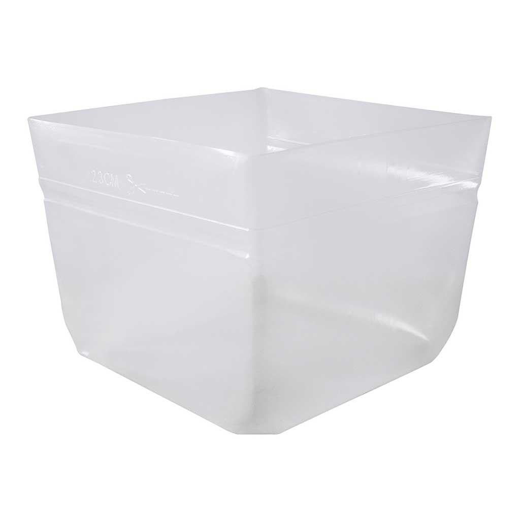 square plastic planter box liners Plant Pot Square Liner 38cm - Quality Planter Liners | Hortology