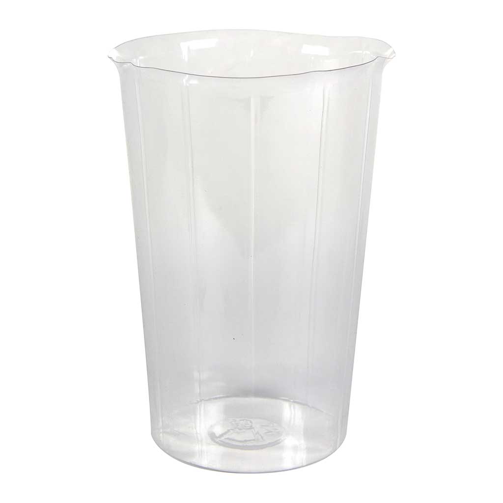Plant Vase Inlay Liner - Clear - 14 x 18cm