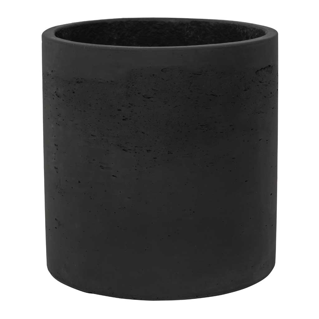Puk Plant Pot - Black Washed 15cm