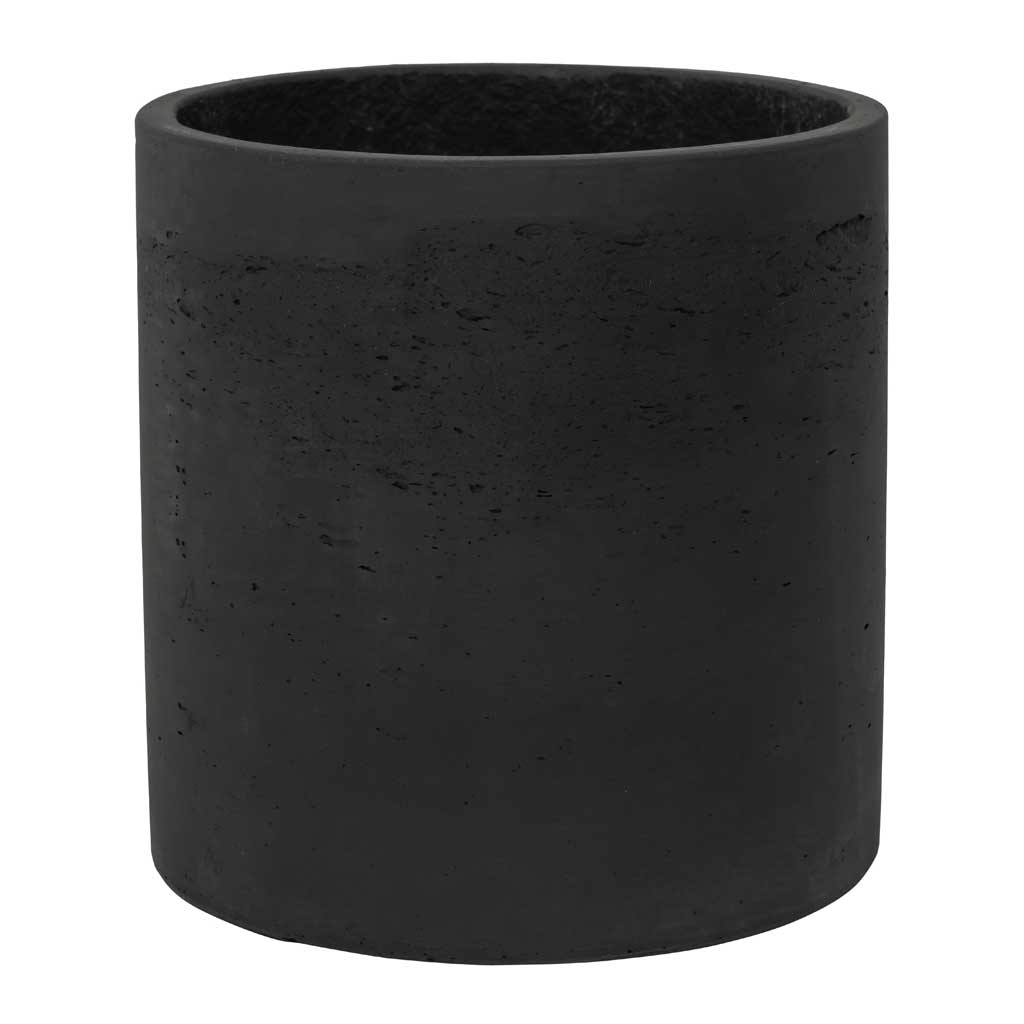 Puk Plant Pot - Black Washed - Quality Plant Pots | Hortology - HORTOLOGY