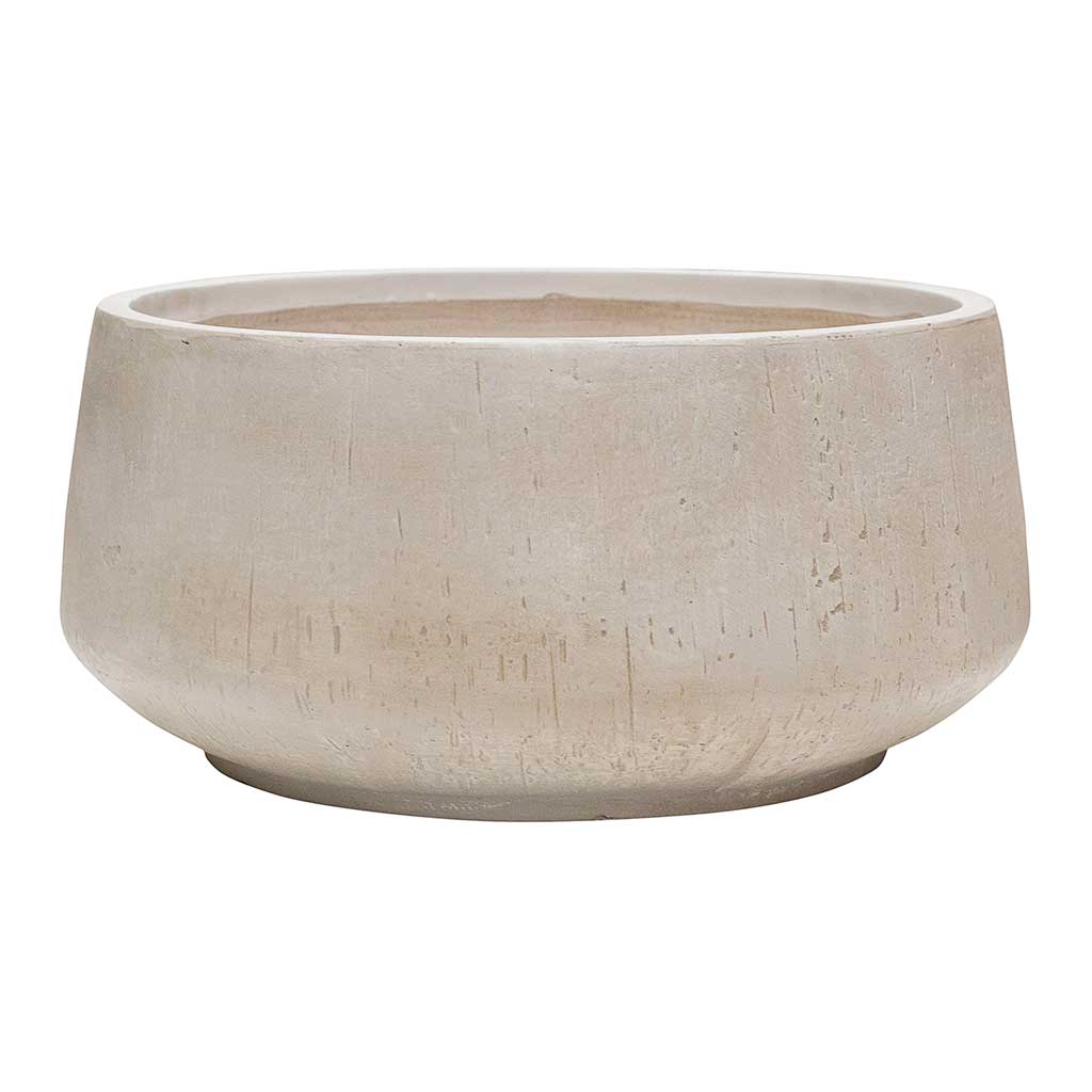 Raindrop Bowl Planter - Stone 55cm