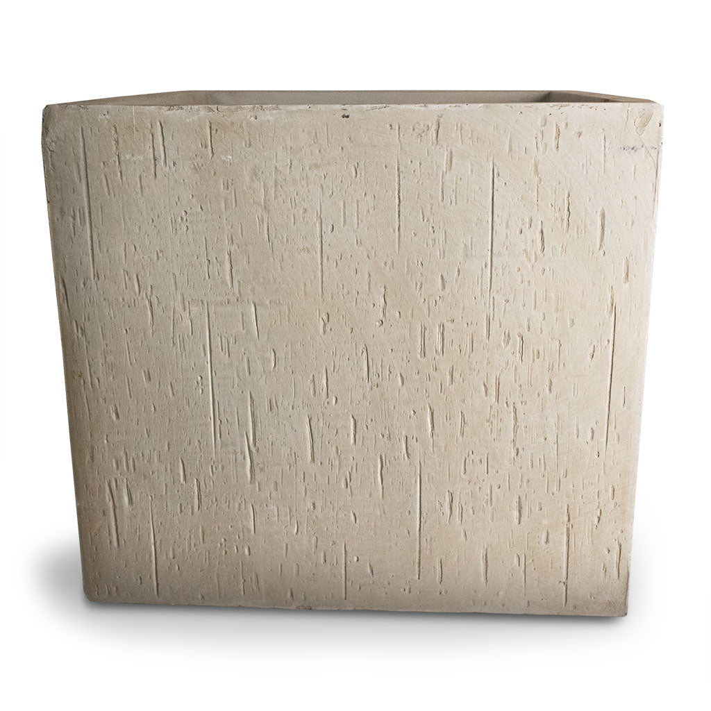 Raindrop Cube Planter - Stone