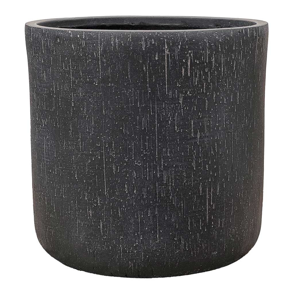 Raindrop Round Planter Anthracite - Large