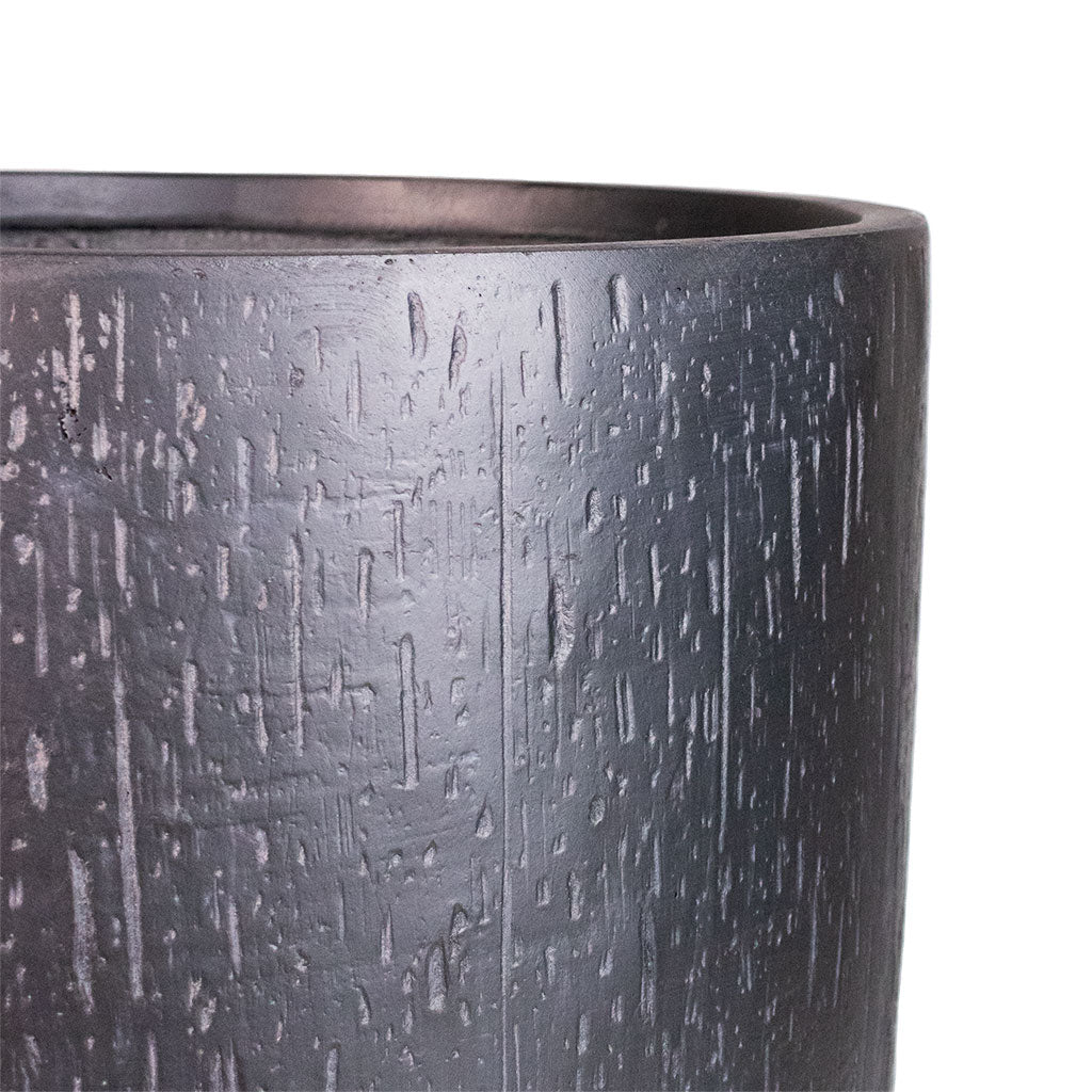 Raindrop Tall Vase Planter - Anthracite