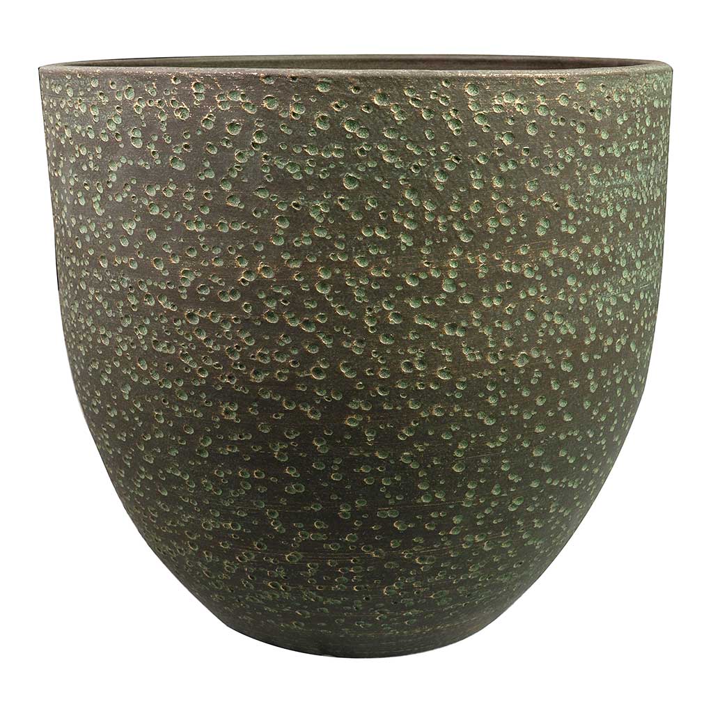Rinca Plant Pot - Shiny Green XLarge