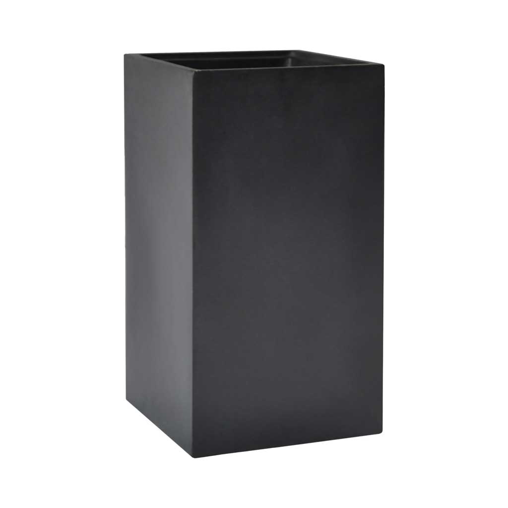 Solid Square Planter - Dark Grey