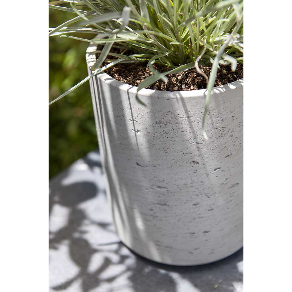 Suzi Plant Pots - Grey Washed Close Up