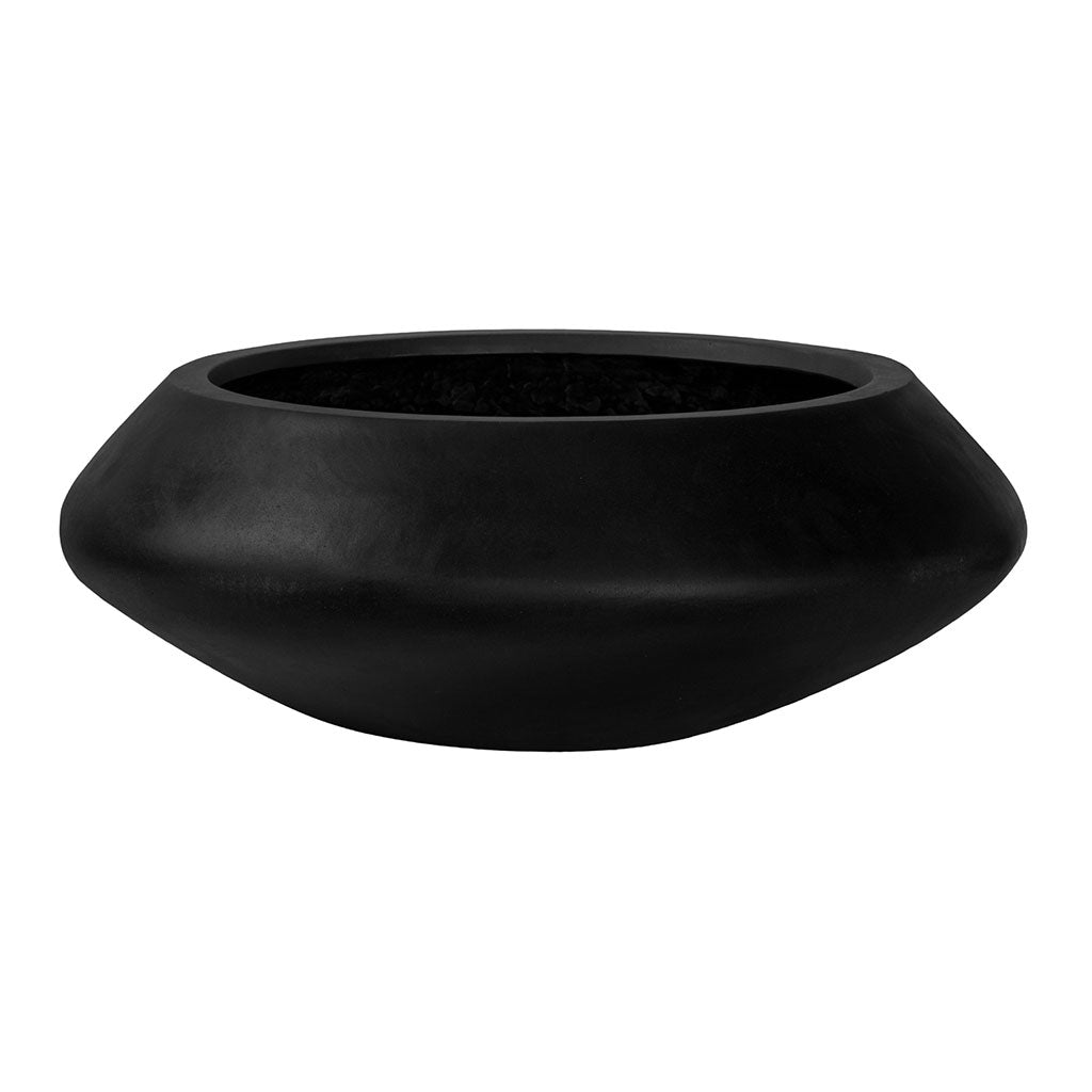 Tara Natural Planter - Black 60cm