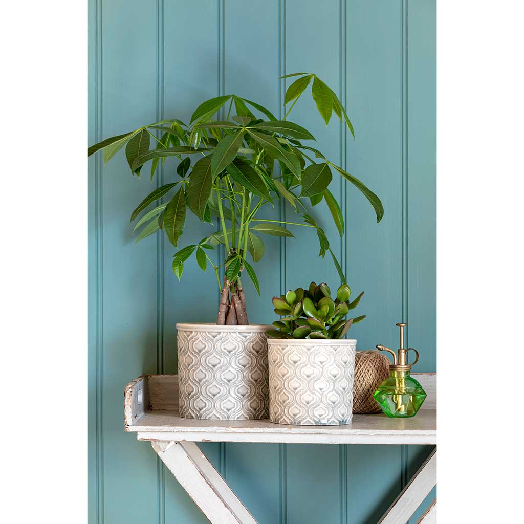 Venetian Plant Pot - Grey