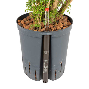hydroculture grow pot water meter